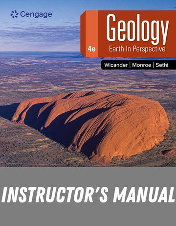 Instructor Manual for Geology: Earth in Perspective 4th Edition by Reed Wicander