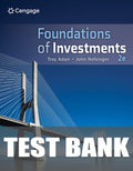Test Bank for Foundations of Investments: An Introduction 2nd Edition by Troy Adair