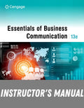 Instructor Manual for Essentials of Business Communication 13th Edition by Mary Ellen Guffey