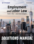 Solutions Manual for Employment and Labor Law 11th Edition by Patrick J. Cihon