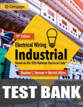 Test Bank for Electrical Wiring Industrial 19th Edition by Stephen L. Herman