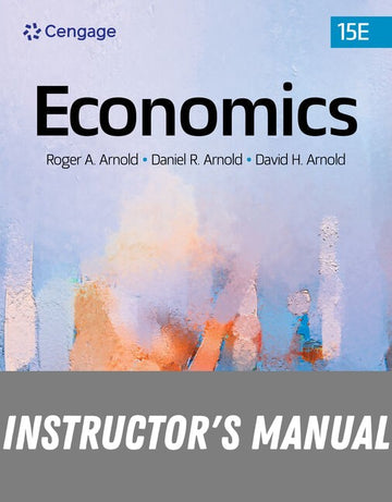 Instructor Manual for Economics 15th Edition by Roger A. Arnold