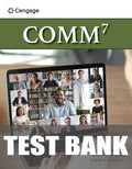 Test Bank for COMM 7 7th Edition by Deanna Sellnow