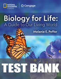 Test Bank for Biology for Life: A Guide to Our Living World 1st Edition by Melanie Peffer