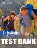 Test Bank for An Invitation to Health 22nd Edition by Lisa Tunks