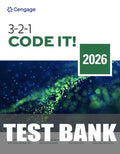 Test Bank for 3-2-1 Code It! 2026 Edition 14th Edition by Michelle A. Green