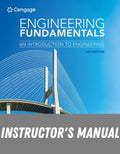 Instructor Manual for Engineering Fundamentals: An Introduction to Engineering 6th Edition by Saeed Moaveni