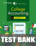 Test Bank for College Accounting, Chapters 1-27 23rd Edition by James A. Heintz