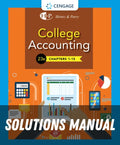 Solutions Manual for College Accounting, Chapters 1-15 23rd Edition by James A. Heintz