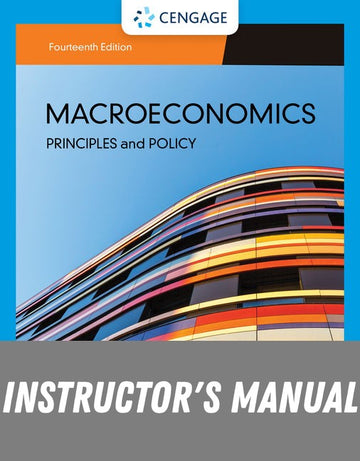 Instructor Manual for Macroeconomics: Principles & Policy 14th Edition by William J. Baumol