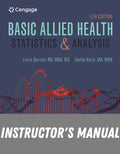 Instructor Manual for Basic Allied Health Statistics and Analysis, Spiral bound 5th Edition by Lorie Darche