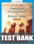 Test Bank for American Government and Politics Today: The Essentials, Enhanced 19th Edition by Barbara A. Bardes