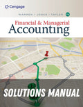 Solutions Manual for Financial and Managerial Accounting 15th Edition by Carl Warren