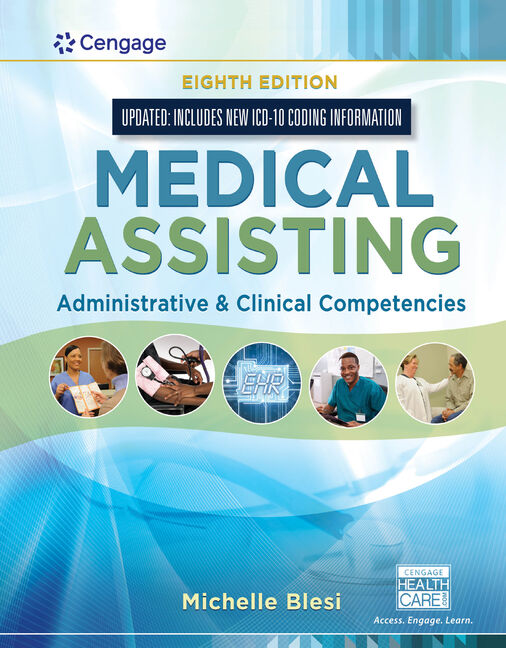 Test Bank for Medical Assisting: Administrative & Clinical Competencies (Update) 8th Edition by Ann Ehrlich