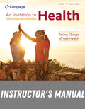 Instructor Manual for An Invitation to Health: Taking Charge of Your Health, Brief Edition 11th Edition by Dianne Hales