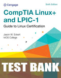 Test Bank for Linux+ and LPIC-1 Guide to Linux Certification 6th Edition by Jason Eckert