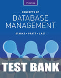 Test Bank for Concepts of Database Management 9th Edition by Joy L. Starks