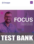 Test Bank for FOCUS on College and Career Success 3rd Edition by Dr. Constance Staley