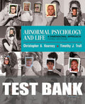Test Bank for Abnormal Psychology and Life: A Dimensional Approach 3rd Edition by Chris Kearney