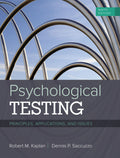Instructor Manual for Psychological Testing: Principles, Applications, and Issues 9th Edition by Robert M. Kaplan