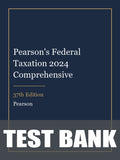 Test Bank for Pearson's Federal Taxation 2024 Comprehensive 37th Edition