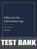 Test Bank for Ethics for the Information Age 9th Edition