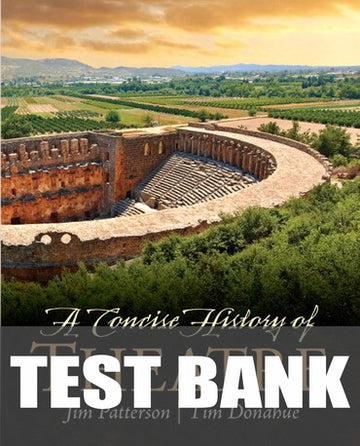 Test Bank for Concise History of Theatre, A 1st Edition by Jim Patterson