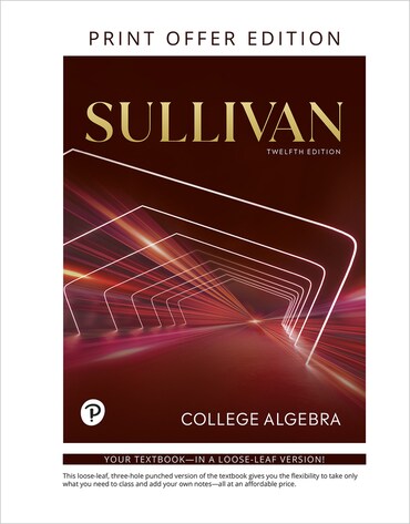 Solutions Manual for College Algebra 12th Edition by Michael Sullivan