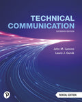 Test Bank for Technical Communication 16th Edition by John M. Lannon