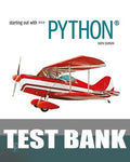 Test Bank for Starting Out with Python 6th Edition by Tony Gaddis