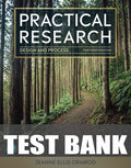 Test Bank for Practical Research: Design and Process 13th Edition by Jeanne Ellis Ormrod
