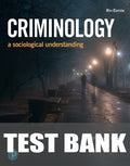 Test Bank for Criminology: A Sociological Understanding 8th Edition by Steven E. Barkan