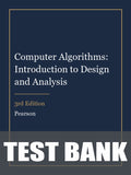 Test Bank for Computer Algorithms: Introduction to Design and Analysis 3rd Edition