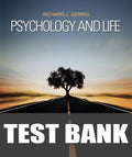 Test Bank for Psychology and Life 20th Edition by Richard J. Gerrig