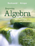 Test Bank for Beginning Algebra with Applications & Visualization 3rd Edition by Gary K. Rockswold