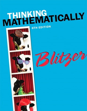 Test Bank for Thinking Mathematically 6th Edition by Robert F. Blitzer