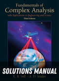 Solutions Manual for Fundamentals of Complex Analysis with Applications to Engineering and Science -Classic Version 3rd Edition by Edward B. Saff