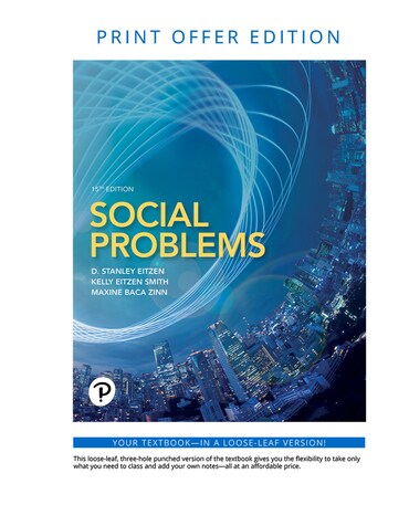 Instructor Manual for Social Problems 15th Edition by D Stanley Eitzen