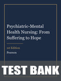 Test Bank for Psychiatric-Mental Health Nursing: From Suffering to Hope 1st Edition