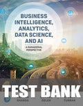 Test Bank for Business Intelligence, Analytics, Data Science, and AI 5th Edition by Ramesh Sharda