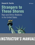 Instructor Manual for Strangers to These Shores 13th Edition by Vincent N. Parrillo