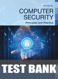 Test Bank for Computer Security Principles and Practice 5th Edition by William Stallings
