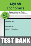 Test Bank for Macroeconomics 9th Edition by Olivier Blanchard