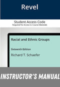 Instructor Manual for Racial and Ethnic Groups 16th Edition by Richard T. Schaefer
