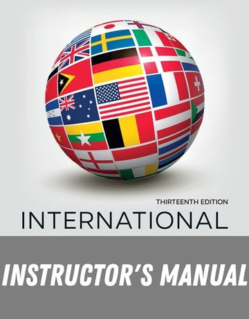 Instructor Manual for International Relations 13th Edition by Jon C. Pevehouse
