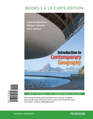 Instructor Manual for Introduction to Contemporary Geography 1st Edition by James M. Rubenstein