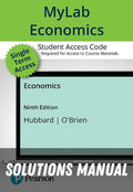 Solutions Manual for Economics 9th Edition by Glenn Hubbard