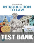 Test Bank for Introduction to Law 7th Edition by Joanne B. Hames