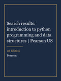 Solutions Manual for Search results: introduction to python programming and data structures | Pearson US 1st Edition