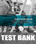 Test Bank for Crisis Intervention: The Criminal Justice Response to Chaos, Mayhem, and Disorder 1st Edition by William M Harmening